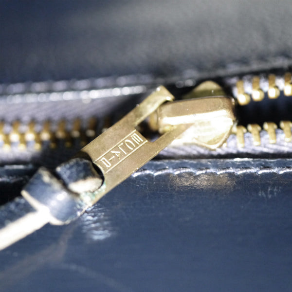 HERMES 78sケリー28 外縫い ボックスカーフ（濃紺）