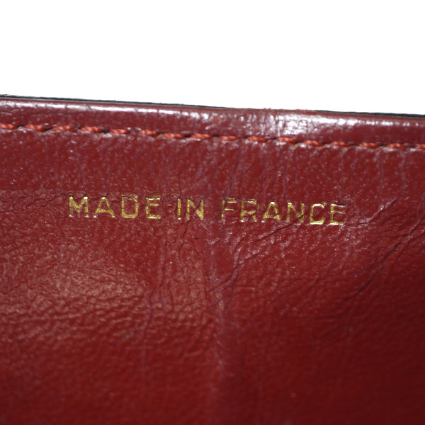 OLD CHANEL　エッジデザインWフラップWチェーンバッグ（黒）