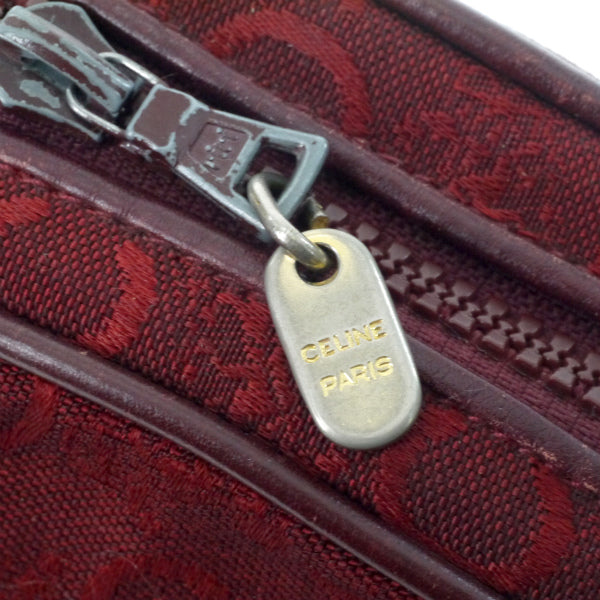 OLD CELINE　馬車柄ラウンドミニショルダー（ボルドー）