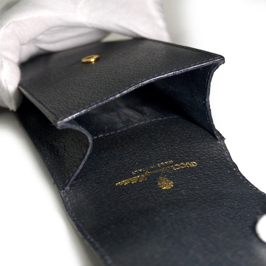 OLD Gucci 　シェリーメガネ・ペンケース（青）