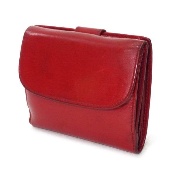 OLD Gucci　総革ホースシュー折財布（赤）