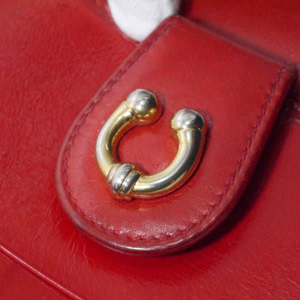 OLD Gucci　総革ホースシュー折財布（赤）