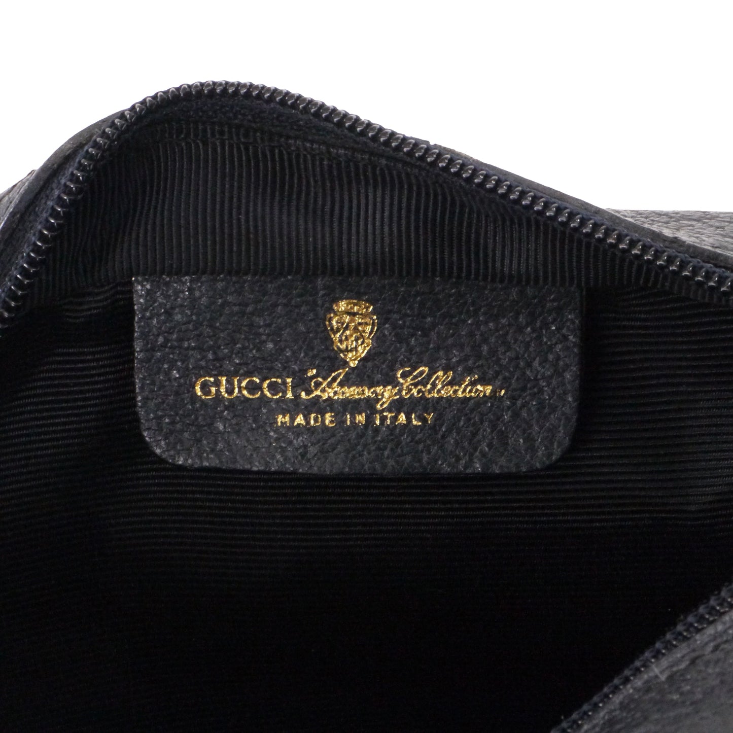 OLD Gucci　定番ショルダー縦シェリー（青・小）