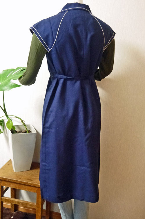 Pierre cardin ネイビーワンピース