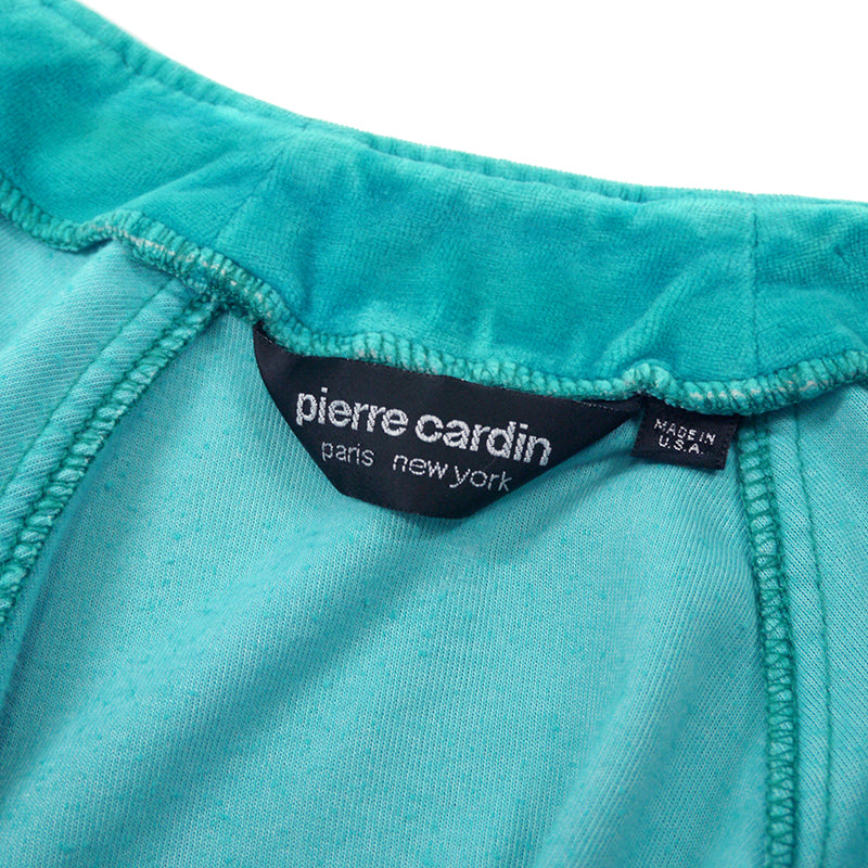 pierre cardin 70sベロアブルゾン（グリーン）