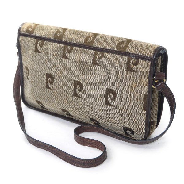 Pierre cardin レトロPロゴショルダー(茶)