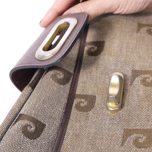 Pierre cardin レトロPロゴショルダー(茶)