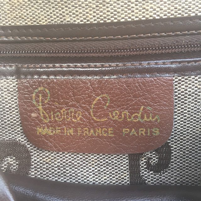 Pierre cardin レトロPロゴショルダー(茶)