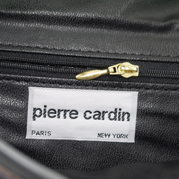 Pierre cardin レトロPロゴ柄ジャガードショルダー（グレー）