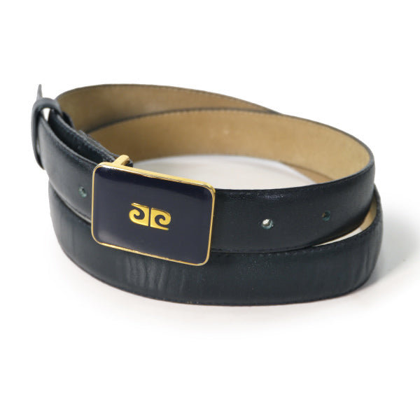 Pierre cardin ロゴバックル　レザーベルト