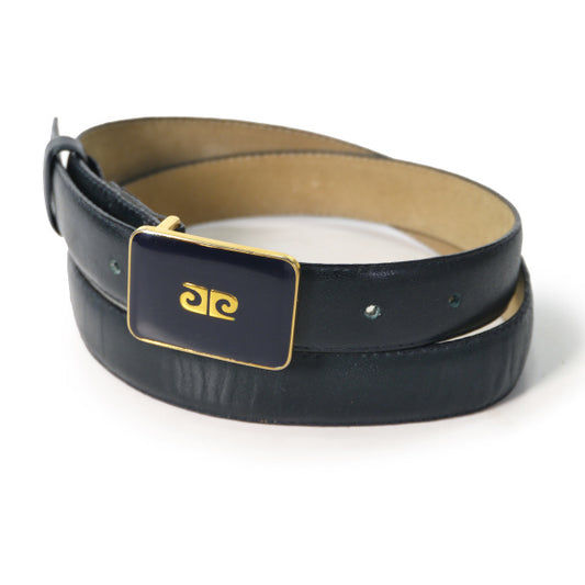 Pierre cardin ロゴバックル　レザーベルト