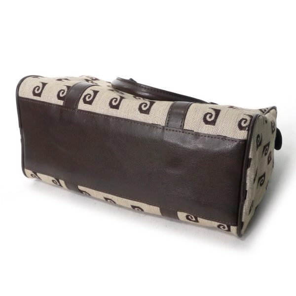 Pierre cardin　Pロゴボストンバッグ（茶）