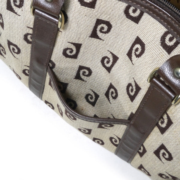 Pierre cardin　Pロゴボストンバッグ（茶）