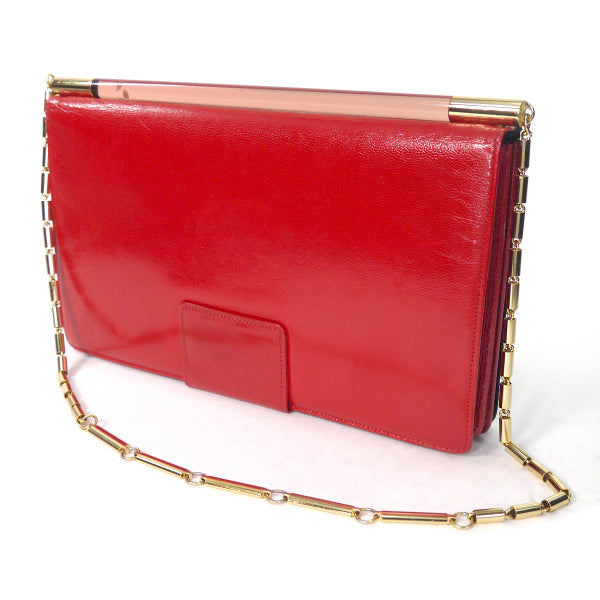 Pierre cardin デッドストック!ショルダー（赤）