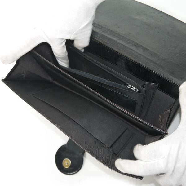 Pierre cardin 本革キルティングチェーンショルダー（黒）