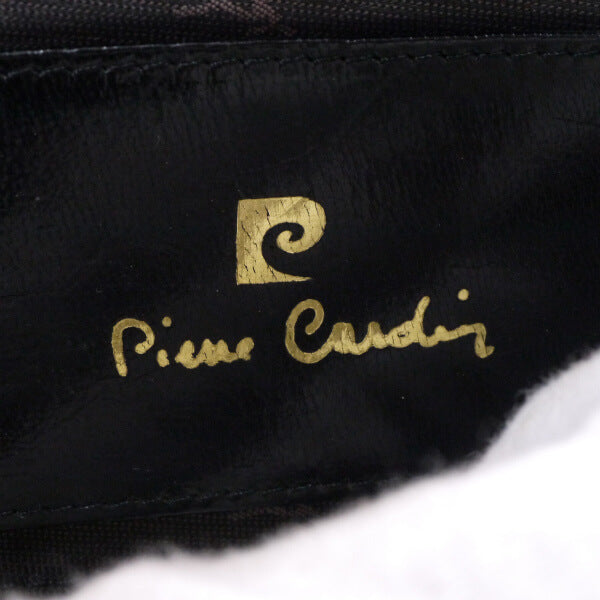 Pierre cardin 本革キルティングチェーンショルダー（黒）