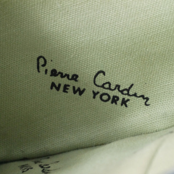 Pierre cardin　ステッチレザー2WAYメタルトップハンドルバッグ（濃紺）