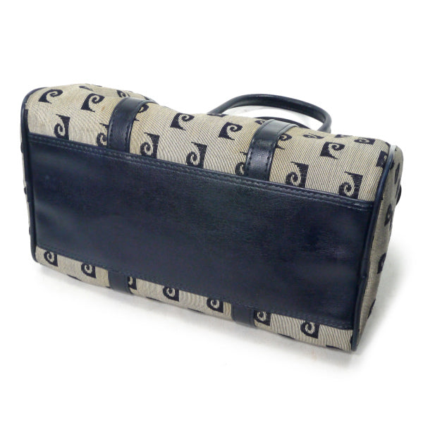 Pierre cardin　Pロゴボストンバッグ（青）