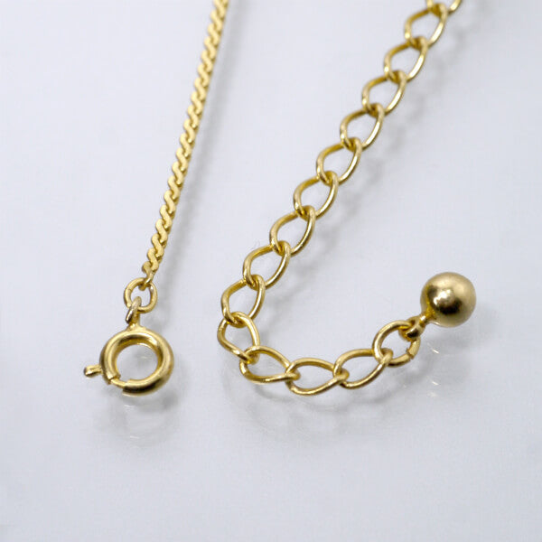 Pierre cardin　Pロゴ カットアウトネックレス（黒/ゴールド）