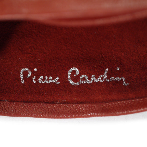 Pierre cardin Pロゴ レザー手袋（赤）