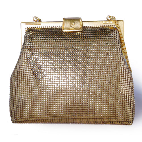 Pierre cardin ゴージャスパーティバッグ(ゴールド）