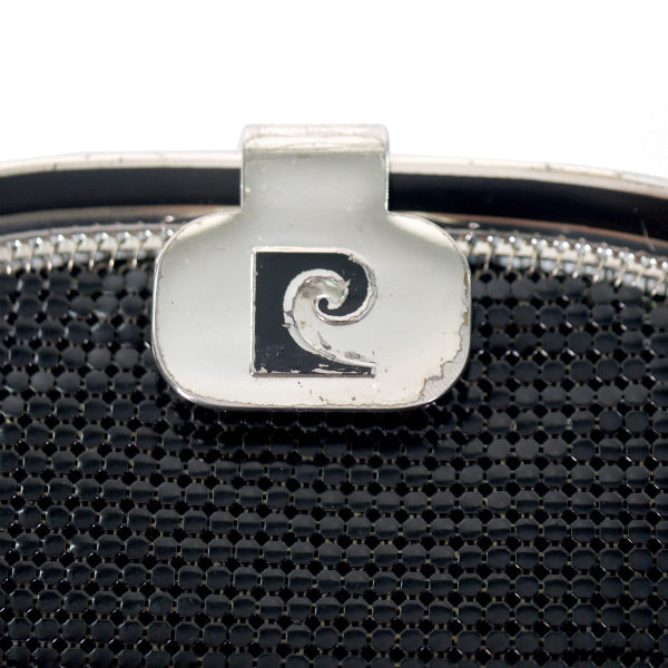 Pierre cardin がま口パーティバッグ(黒）