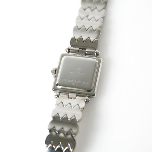 Pierre cardin　蛇腹腕時計（シルバー）