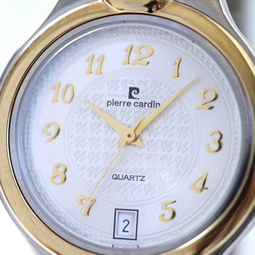 Pierre cardin　蛇腹腕時計（シルバー）