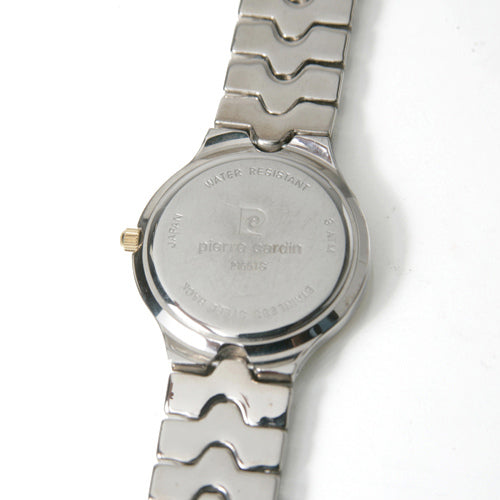 Pierre cardin　蛇腹腕時計（シルバー）