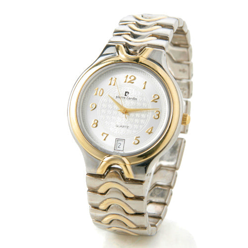 Pierre cardin　蛇腹腕時計（シルバー）