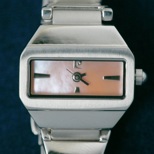 Pierre cardin　蛇腹ピンクフェイス80ｓ 腕時計