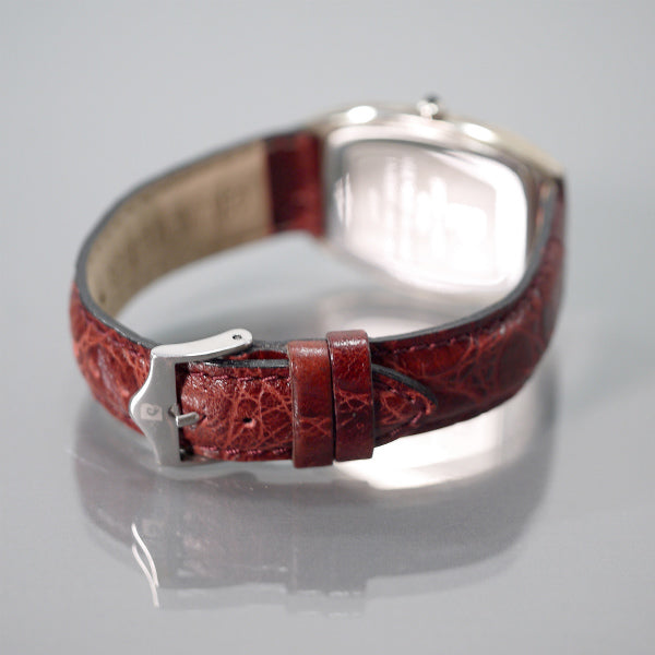 Pierre cardin　ギリシャ数字80ｓ 腕時計（革ベルト/茶）