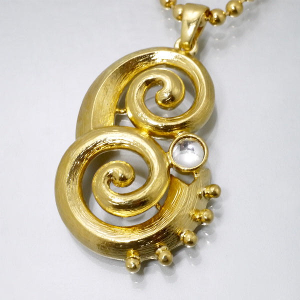 Paco Rabanne　コスチュームジュエリー ロングネックレス（ゴールド）