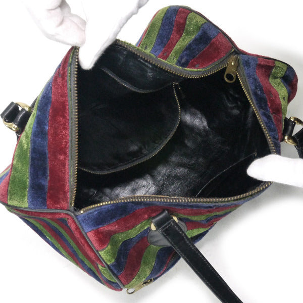 Robertaボストン（赤・緑・紺 ベルト柄）