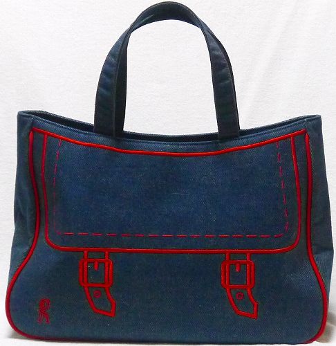 Roberta騙し絵トートバッグ（デニム）ＮＥＷ！