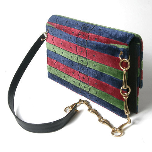 Roberta　ヴィンテージモケットチェーンショルダー