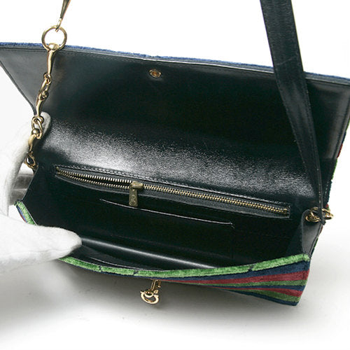 Roberta　ヴィンテージモケットチェーンショルダー