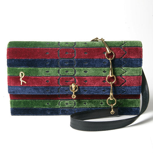 Roberta　ヴィンテージモケットチェーンショルダー