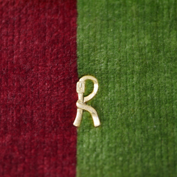 Roberta　モケット素材スクエアショルダー（赤/緑/青）