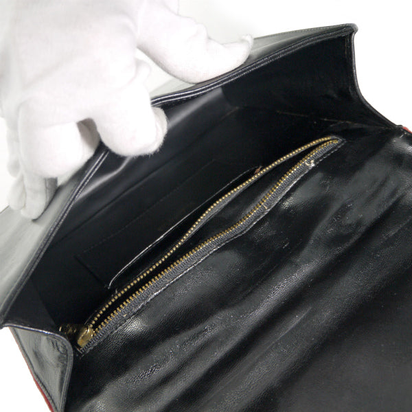 Roberta　モケット素材スクエアショルダー（赤/緑/青）