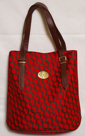 Roberta鎖柄　ミニトート（赤）