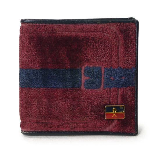 Roberta　ヴィンテージ　モケット２つ折れ財布（緑・紺・赤）