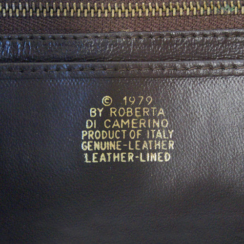 Roberta　79年製斜め掛けショルダー（アンカラ・茶）