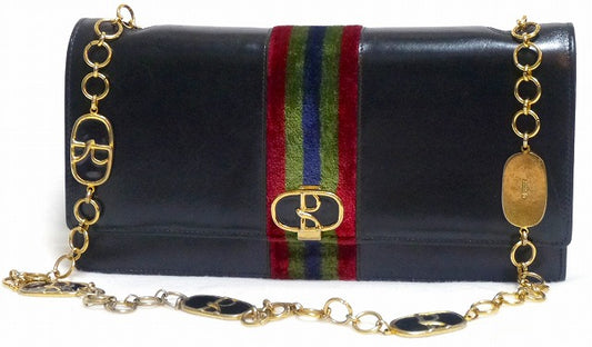 Roberta　クラッチショルダー（黒）