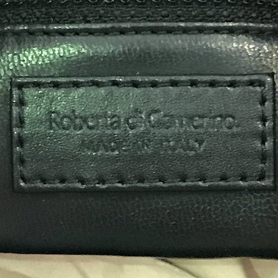 Roberta　騙し絵トートバッグ(革・黒)