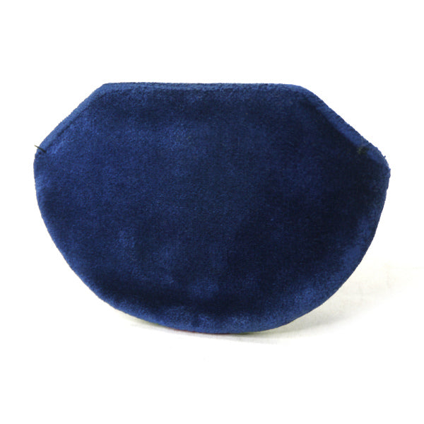 Roberta　モケット２つ折れ財布＆ポーチセット（緑・紺・赤）