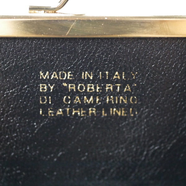 Roberta　モケット２つ折れ財布＆ポーチセット（緑・紺・赤）