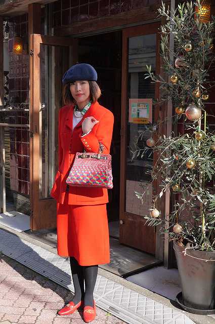 Roberta　モケットバッグ（赤・青・緑）