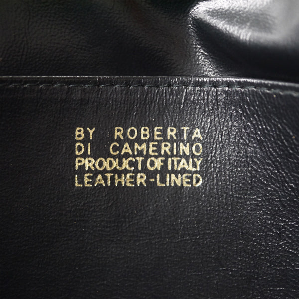 Old Roberta　メリディアーナ モケットバッグ（紺×赤×緑）