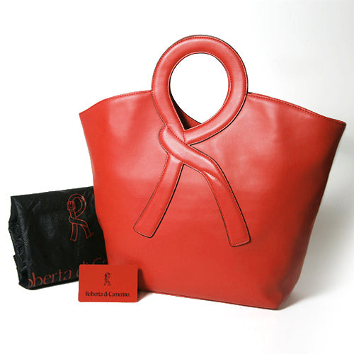 Roberta　アールハンドル　マザーズバッグ＜赤＞